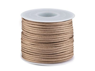 Padáková  oděvní šňůra Ø2,5 mm návin 25 m{% if variant.name %} – 2 béžová{% endif %}