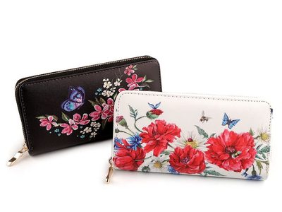 Dámská peněženka květy 10x19 cm{% if product.brand.name %} – Stoklasa{% endif %}