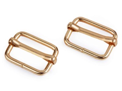 Posunovač na popruhy šíře 20 mm 10 kusů{% if variant.name %} – 6 růžové zlato{% endif %}