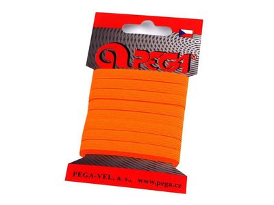 Prádlová pruženka na kartě šíře 7 mm barevná{% if variant.name %} – 4 (4301) oranžová neon{% endif %}