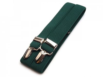 Šle pánské široké 2,5 cm délka 120 cm typ X{% if variant.name %} – 7 zelená lesní{% endif %}