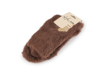 Dámské / dívčí ponožky teplé - 7 hnědá
