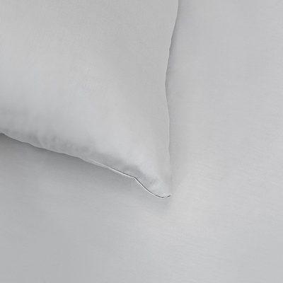 Saténové povlečení 1+2, 240x200, 70x90cm světle šedé – fotka 4