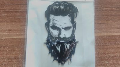 Nažehlovačka vousáč HIPSTÉR{% if product.brand.name %} – Galanterka{% endif %}