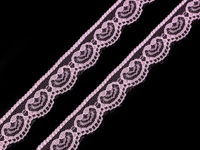Silonová krajka šíře 22 mm návin 25 METRŮ{% if variant.name %} – 2 růžová sv.{% endif %}