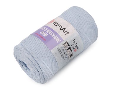 Pletací příze Twisted Macrame 250 g - 6 (760) modrá světlá