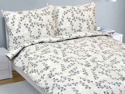 Bavlněné povlečení na dvoudeku Béžová,Šedá,Červená 90/813{% if product.brand.name %} – Bellatex{% endif %}