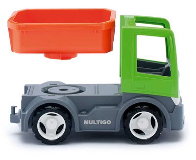 IGRÁČEK MultiGO Auto nákladní set 2 korby + kostky 9ks – fotka 3