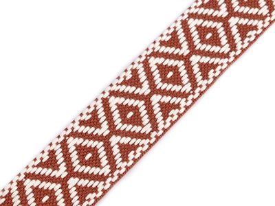 Oboustranný popruh šíře 38 mm METRÁŽ{% if variant.name %} – 4 hnědá{% endif %}