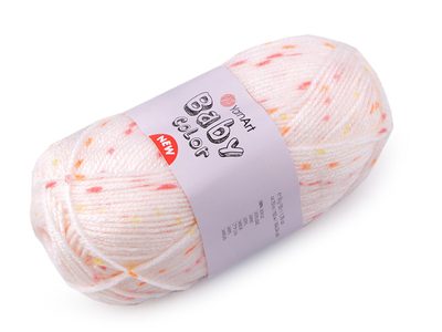 Pletací příze Baby Color 50 g{% if variant.name %} – 11 (215) meruňková{% endif %}