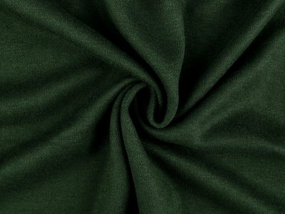 Svetrovina / úplet hladký s podílem vlny METRÁŽ{% if variant.name %} – 3 zelená tmavá{% endif %}