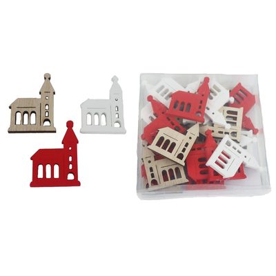 Vánoční kostelík, 24 ks D6418 - 3 x 0,3 x 3,7 cm{% if product.brand.name %} – {% endif %}