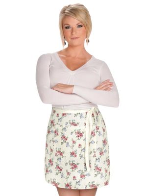 Kuchyňská zástěra DITA - do pasu Béžová,Růžová 189/404 68x50 cm{% if product.brand.name %} – Bellatex{% endif %}