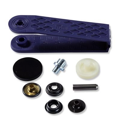 Knoflík stiskací SPORT & CAMPING 15 mm ČERNÝ NIKL Prym – fotka 1