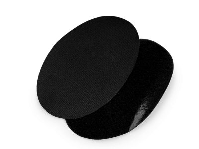 Nažehlovačka / záplata ovál 10x15,5 cm 2 kusy{% if variant.name %} – 4 černá{% endif %}