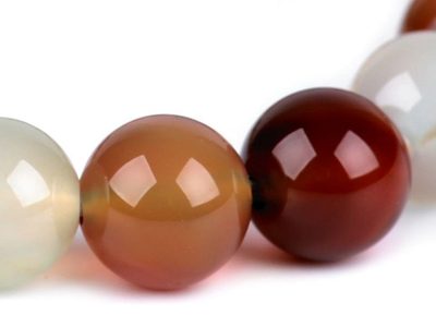 Náramek z minerálů, achát multicolor{% if product.brand.name %} – Stoklasa{% endif %}