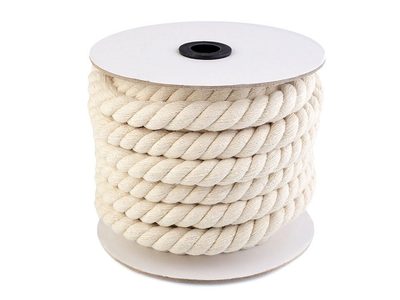 Bavlněná šňůra kroucená Ø18 mm METRÁŽ{% if product.brand.name %} – Stoklasa{% endif %}