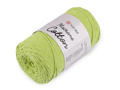Příze macrame Cotton 250 g{% if variant.name %} – 7 (755) zelená limetková{% endif %}