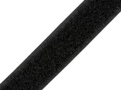 Suchý zip plyš šíře 20 mm METRÁŽ{% if variant.name %} – černá{% endif %}