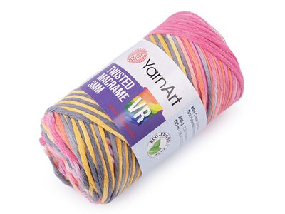 Pletací příze Twisted Macrame 250 g{% if variant.name %} – 2 (913) růžová{% endif %}
