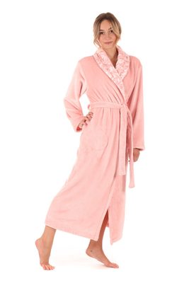 Dámský Župan s Límcem Flora růžová perla 25 56 3050{% if variant.name %} – XL{% endif %}