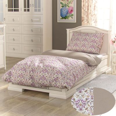 Bavlněné ložní povlečení Narista béžová 140×200, 70×90 cm{% if product.brand.name %} – Kvalitex{% endif %}