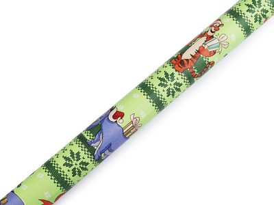 Balicí papír Disney vánoční 0,7x2 m{% if variant.name %} – 8 zelená sv. medvídek Pů{% endif %}