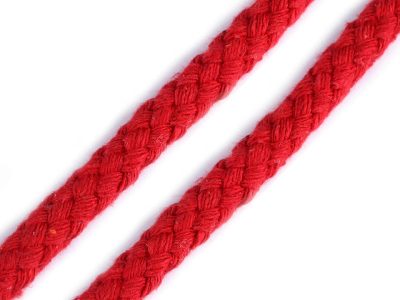 Oděvní šňůra na vak Ø8 mm splétaná 10 metrů{% if variant.name %} – 6 červená{% endif %}