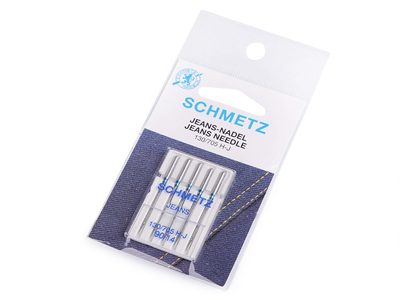 Strojové jehly Jeans 90; 100; 110 sdružené Schmetz{% if product.brand.name %} – Stoklasa{% endif %}