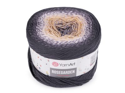 Bavlněná pletací příze Rosegarden 250 g{% if variant.name %} – 8 (323) šedá béžová{% endif %}