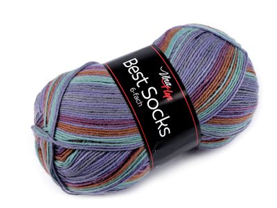Pletací příze Best socks 150 g{% if variant.name %} – 4 (7367) modrošedá{% endif %}