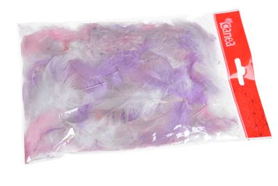 Peří MIX 10 g - lila/bílá{% if product.brand.name %} – Canea{% endif %}