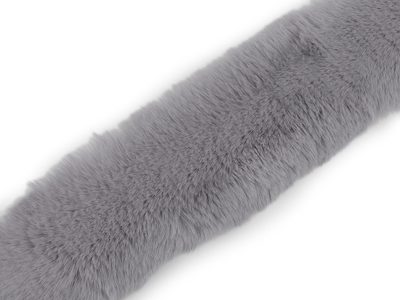 Oděvní / dekorační kožešina šíře 5 cm{% if variant.name %} – 3 šedá{% endif %}
