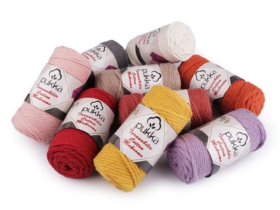 Recyklovaná bavlněná příze Cotton Makrome 250 g{% if product.brand.name %} – Stoklasa{% endif %}