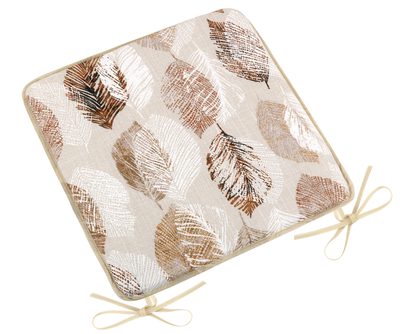 Sedák EMA hladký Béžová,Hnědá 34/565 40x40 cm{% if product.brand.name %} – Bellatex{% endif %}