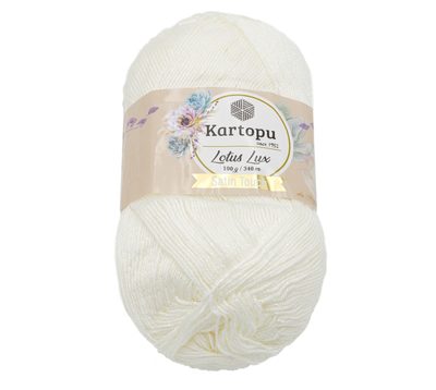 Příze LOTUS LUX Smetanová 019 100g / 340 m{% if product.brand.name %} – {% endif %}