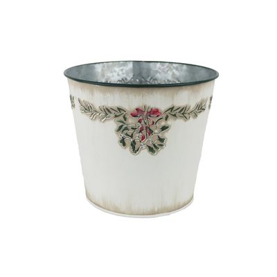 Vánoční květináč plechový K3903/2 - 15 cm{% if product.brand.name %} – Morex{% endif %}