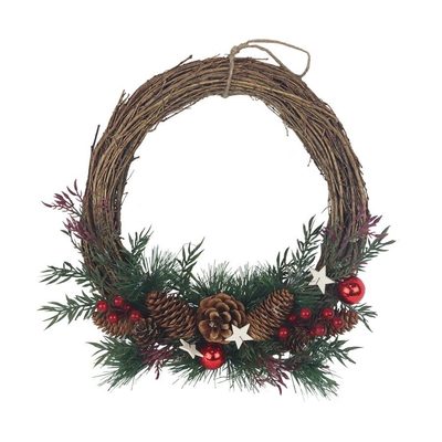 Vánoční věnec P1872 - 33 cm{% if product.brand.name %} – Morex{% endif %}