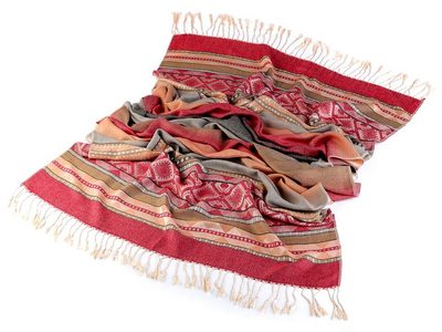 Šála typu pashmina s třásněmi 70x180 cm{% if product.brand.name %} – Stoklasa{% endif %}