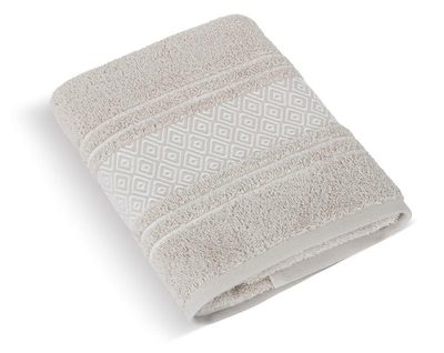 Froté osuška Mozaika 70x140 béžová{% if product.brand.name %} – Bellatex{% endif %}