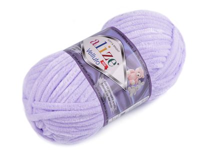 Velluto žinylková příze 100 g - 5 (146) lila světlá