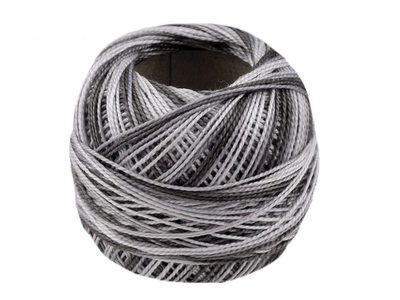 Vyšívací příze Perlovka ombré Niťárna - 88152 Charcoal Gray