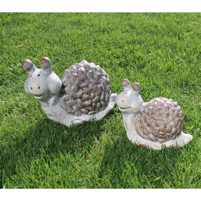 Dekorační hlemýžď X4513/1 - 13.7 × 7.2 × 11.1 cm – fotka 1