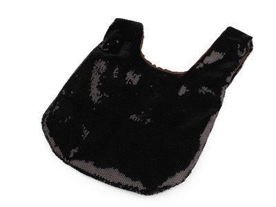 Flitrová kabelka / taška 26x21 cm{% if variant.name %} – 2 černá{% endif %}