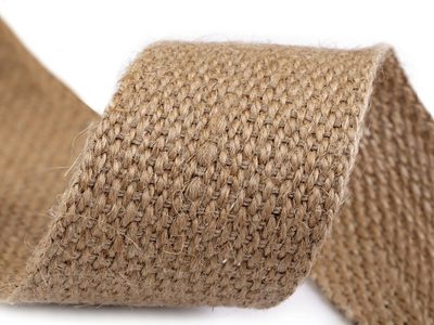 Jutový popruh šíře 40 mm METRÁŽ{% if product.brand.name %} – Stoklasa{% endif %}