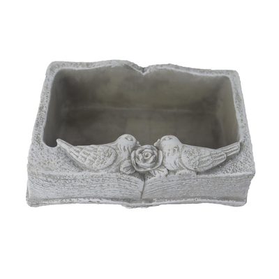 Cementový obal k osázení kniha X8258/2 - 24x16x8.5cm{% if product.brand.name %} – {% endif %}