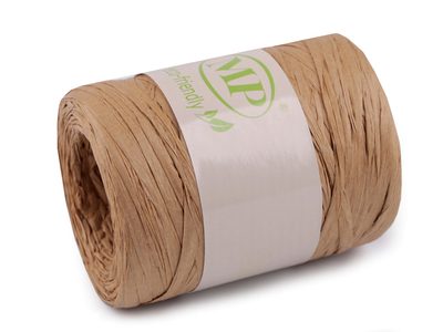 Lýko rafie k pletení tašek - přírodní, šíře 5-8 mm{% if variant.name %} – 4 (00) béžová velbloudí{% endif %}