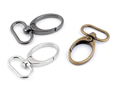 Kovová karabina průvlek 25 mm balení 2 kusy{% if product.brand.name %} – Galanterka{% endif %}