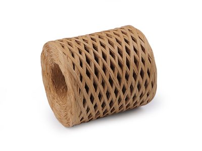 Lýko rafie k pletení tašek - přírodní, šíře 5-8 mm{% if variant.name %} – 2 (G39) hnědá přírodní{% endif %}