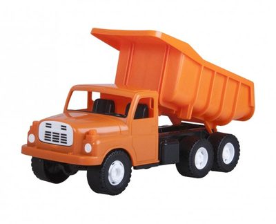 Auto Tatra 148 plast 30cm oranžová sklápěč v krabici – fotka 3